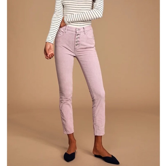 FP Sun Chaser Corduroy Skinny Ankle Jeans